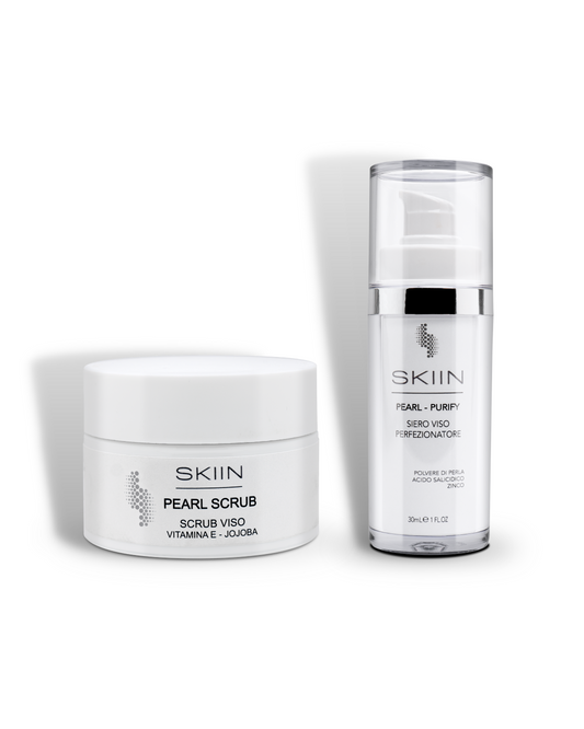 KIT PEARL-PURIFY SIERO VISO PERFEZIONATORE + PEARL-SCRUB